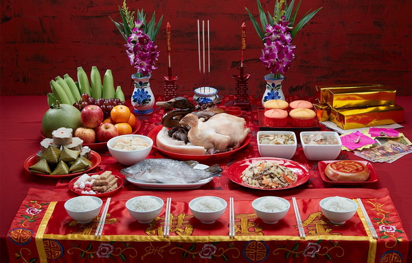 วิธีจัดโต๊ะไหว้ วันไหว้เทศกาลตรุษจีน