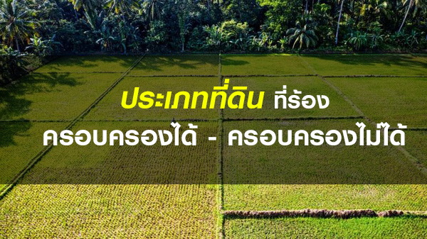 ประเภทที่ดิน ที่ร้องครอบครองได้ กับครอบครองไม่ได้ ประเภทที่ดิน ที่ร้องครอบครองได้ กับครอบครองไม่ได้