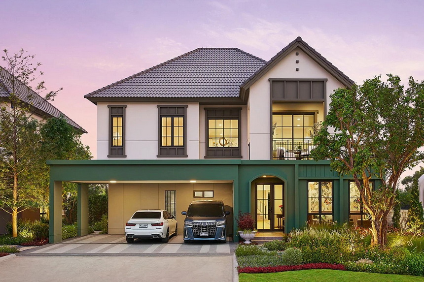 บ้านเดี่ยว 2 ชั้นโครงการสราญสิริ ราชพฤกษ์ - 345 บ้านเดี่ยว 2 ชั้นโครงการสราญสิริ ราชพฤกษ์ - 345