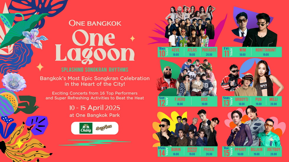 เปิดฉากเทศกาลสงกรานต์ที่ วัน แบงค็อก 10 เมษายน 2568 เปิดฉากเทศกาลสงกรานต์ที่ วัน แบงค็อก 10 เมษายน 2568
