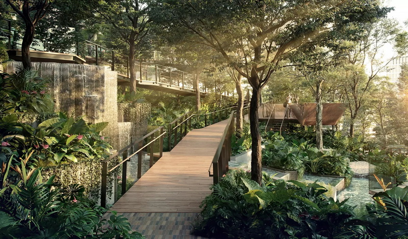 ภูมิสถาปัตยกรรม Roof Park Dusit Central Park ภูมิสถาปัตยกรรมของ Roof Park โครงการ Dusit Central Park